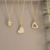 Bratara cu Inimioara aur galben 14K